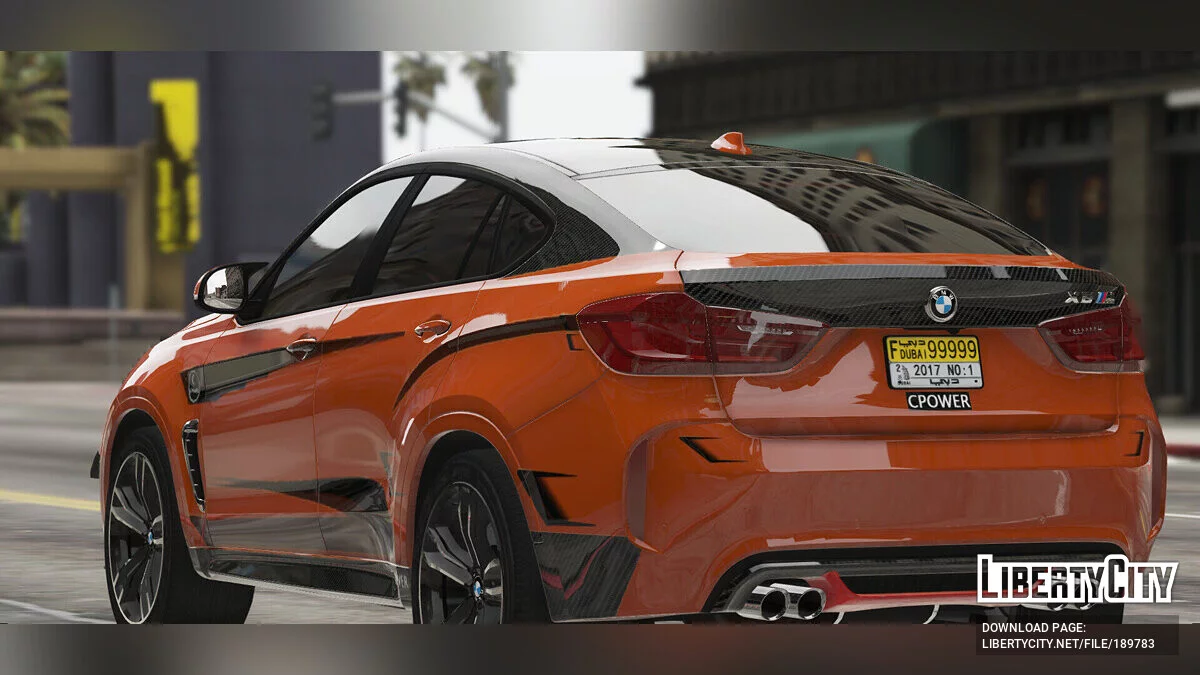2016 BMW X6M Uniform(Reference from FH3) v1.1 / GTA 5