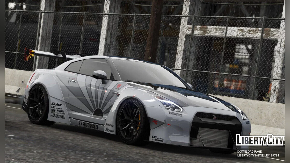 2017 Nissan GTR - Uniform (Reference from Liberty Walk) v1.0 / GTA 5
