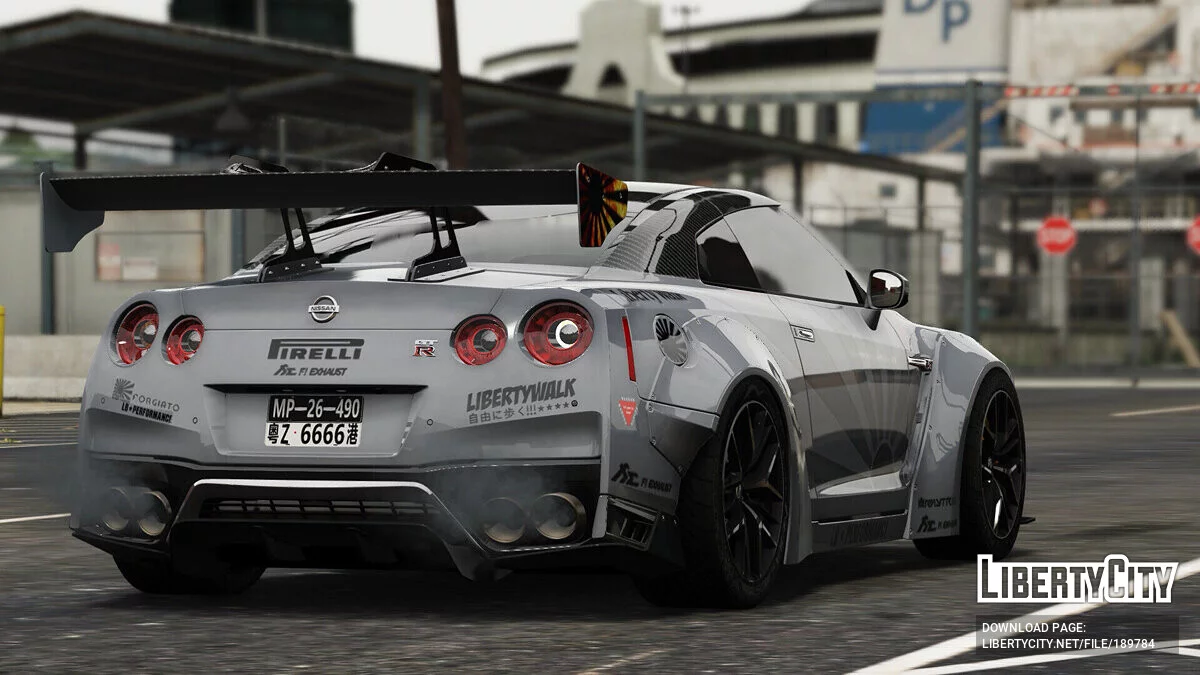 2017 Nissan GTR - Uniform (Reference from Liberty Walk) v1.0 / GTA 5
