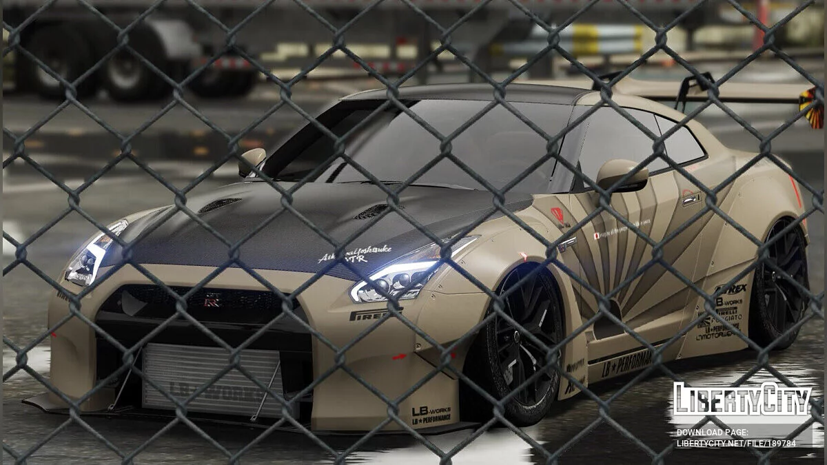 2017 Nissan GTR - Uniform (Reference from Liberty Walk) v1.0 / GTA 5