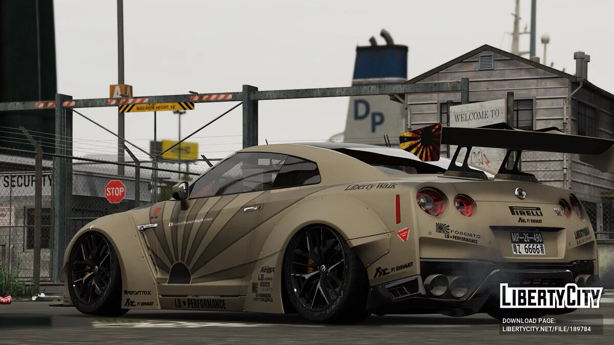 2017 Nissan GTR - Uniform (Reference from Liberty Walk) v1.0 / GTA 5