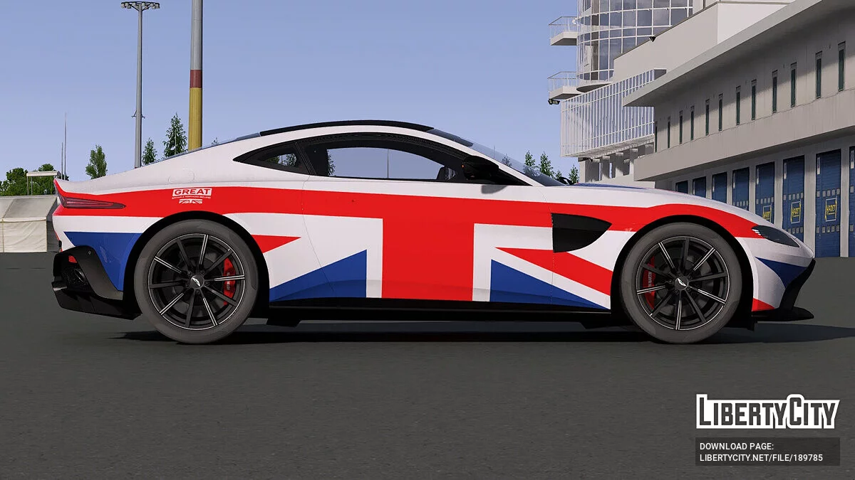 2018 Aston Martin Vantage GREAT Union Jack livery / GTA 5