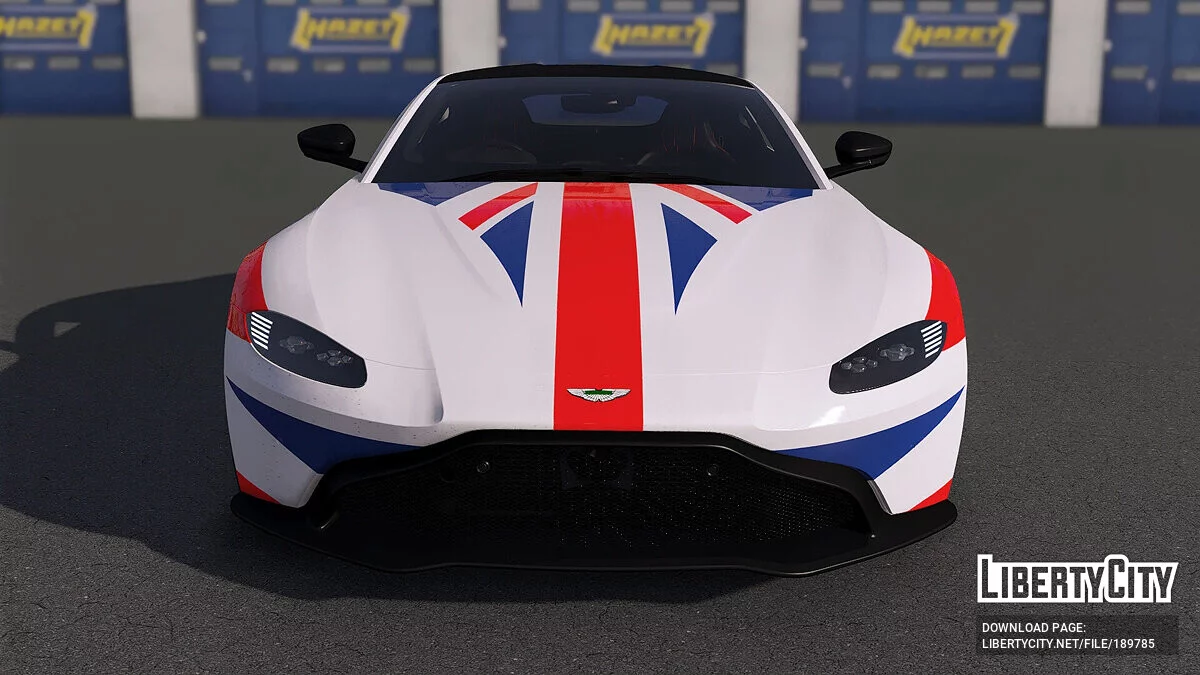 2018 Aston Martin Vantage GREAT Union Jack livery / GTA 5