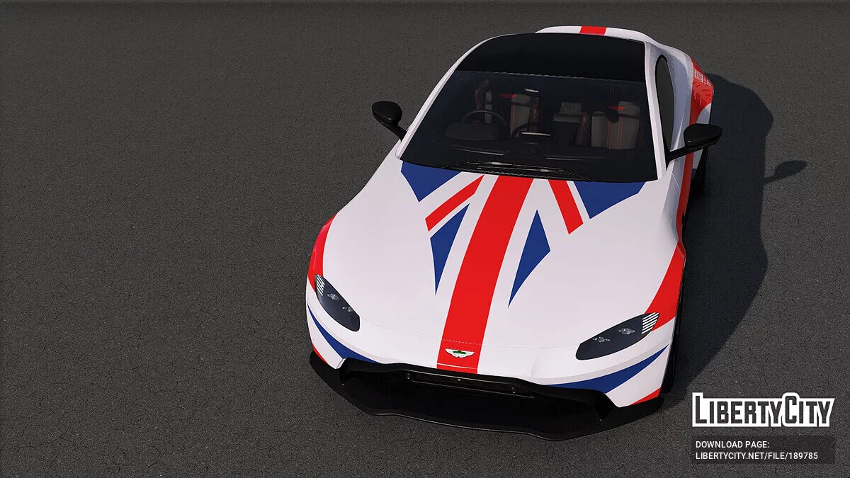 2018 Aston Martin Vantage GREAT Union Jack livery / GTA 5