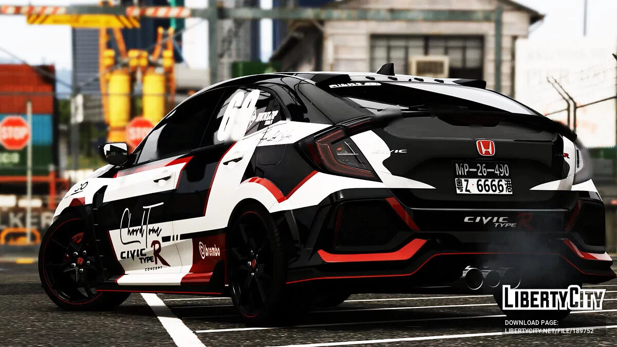 2018 Honda Civic Type-R-Uniform v1.0 / GTA 5