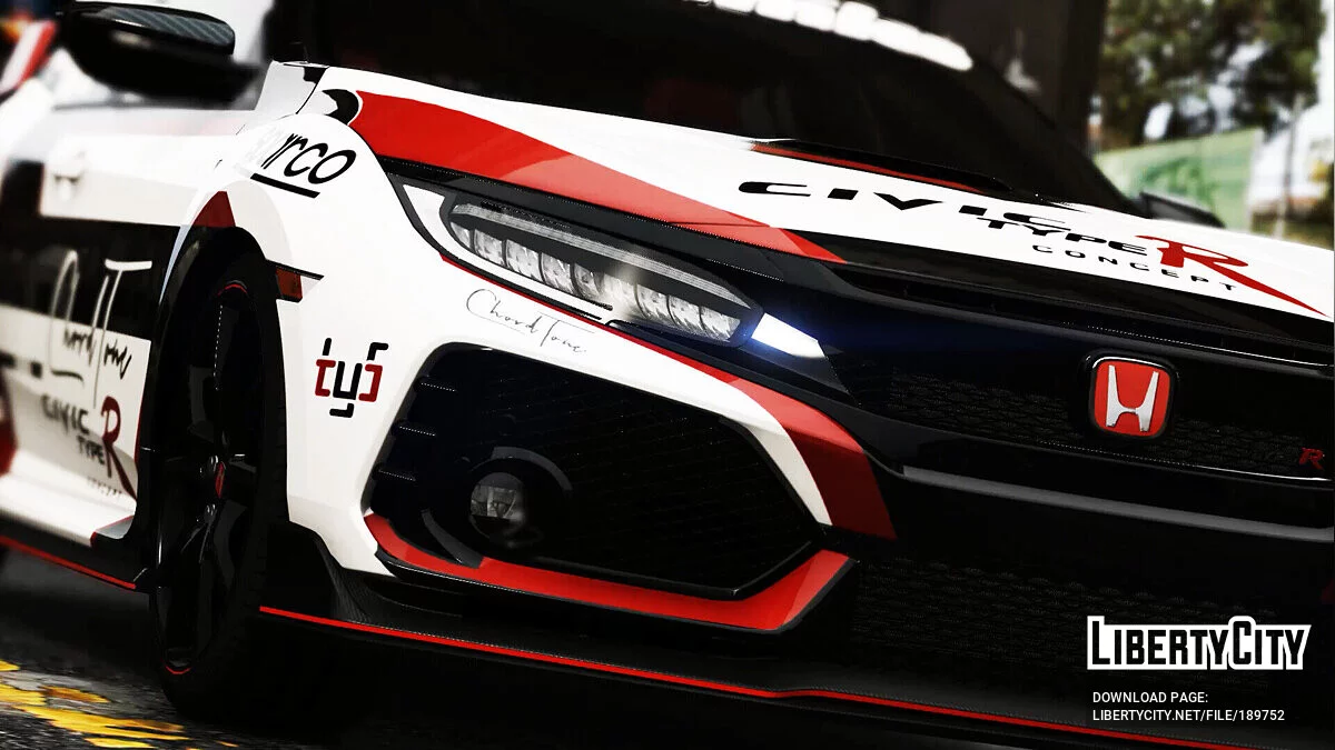 2018 Honda Civic Type-R-Uniform v1.0 / GTA 5