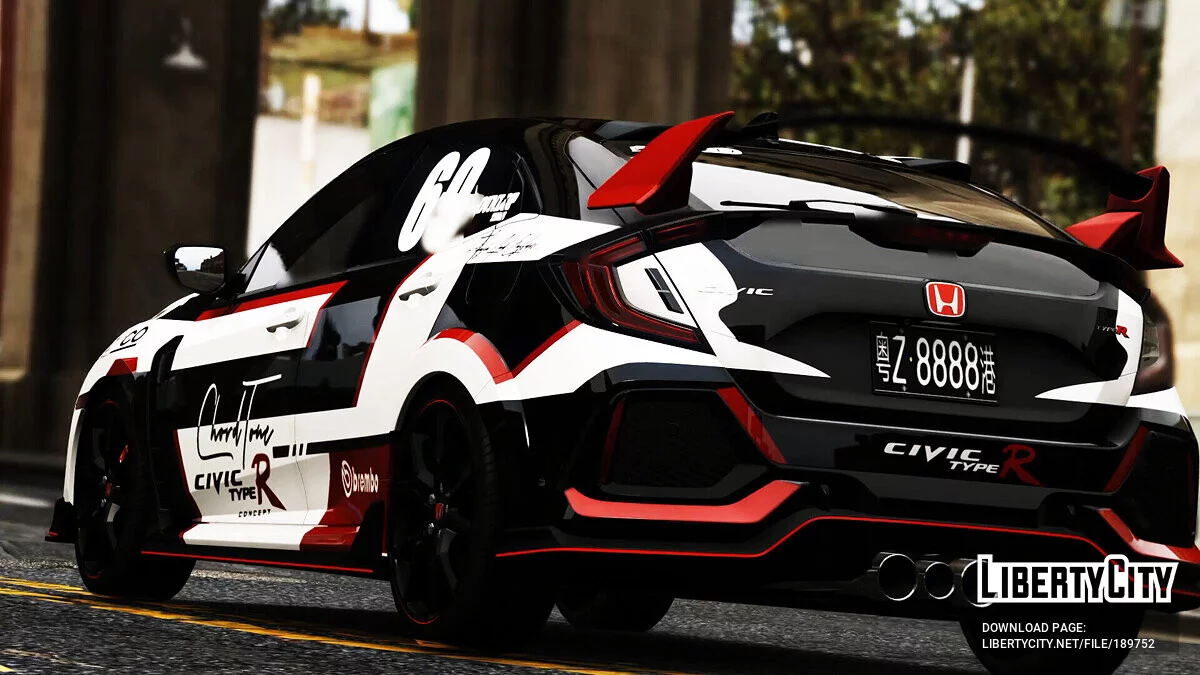 2018 Honda Civic Type-R-Uniform v1.0 / GTA 5