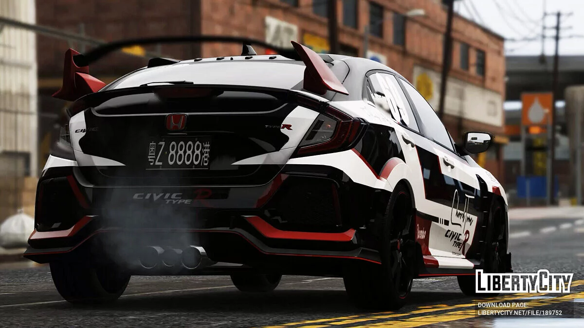 2018 Honda Civic Type-R-Uniform v1.0 / GTA 5
