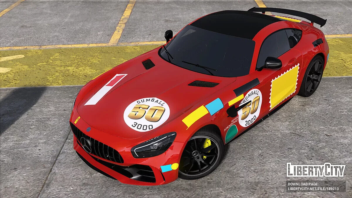 Mercedes-Benz AMG GT R 2017 Red Pig / GTA 5