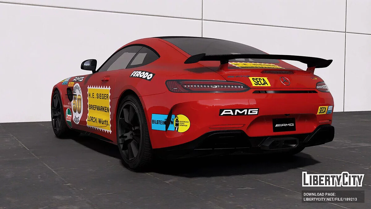 Mercedes-Benz AMG GT R 2017 Red Pig / GTA 5