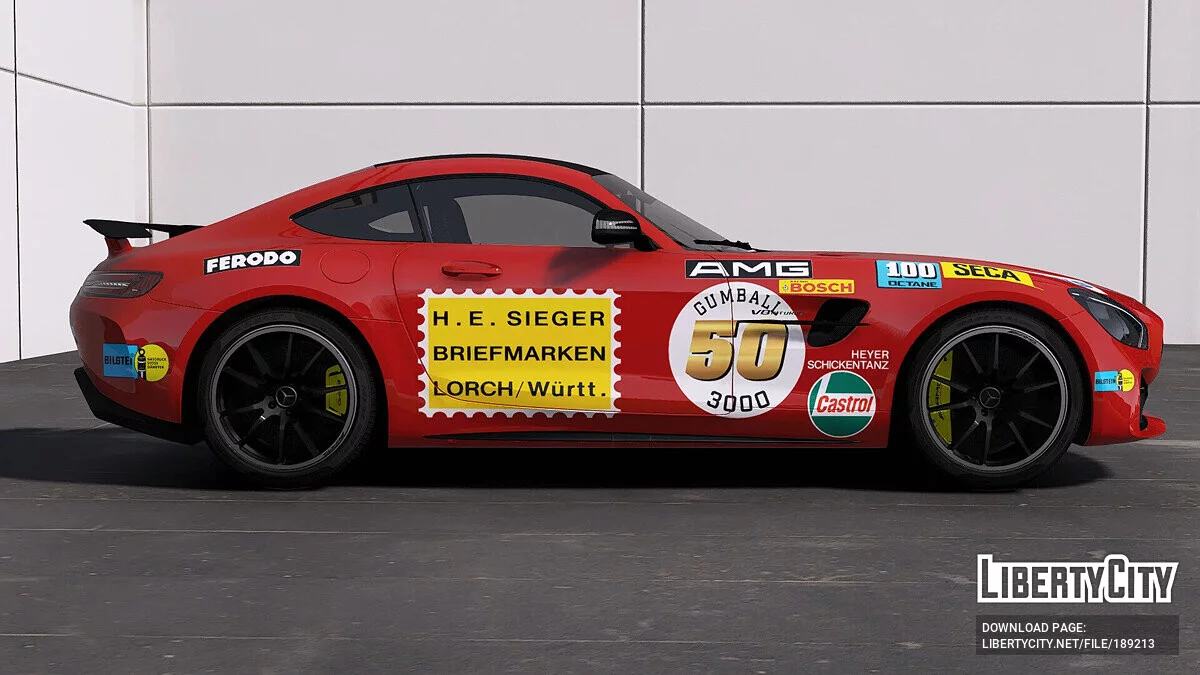 Mercedes-Benz AMG GT R 2017 Red Pig / GTA 5