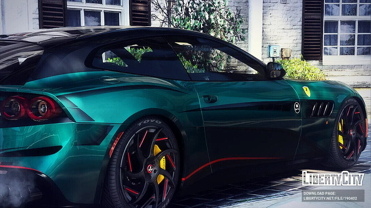 2017 Ferrari GTC4 Paintjob v1.0 / GTA 5