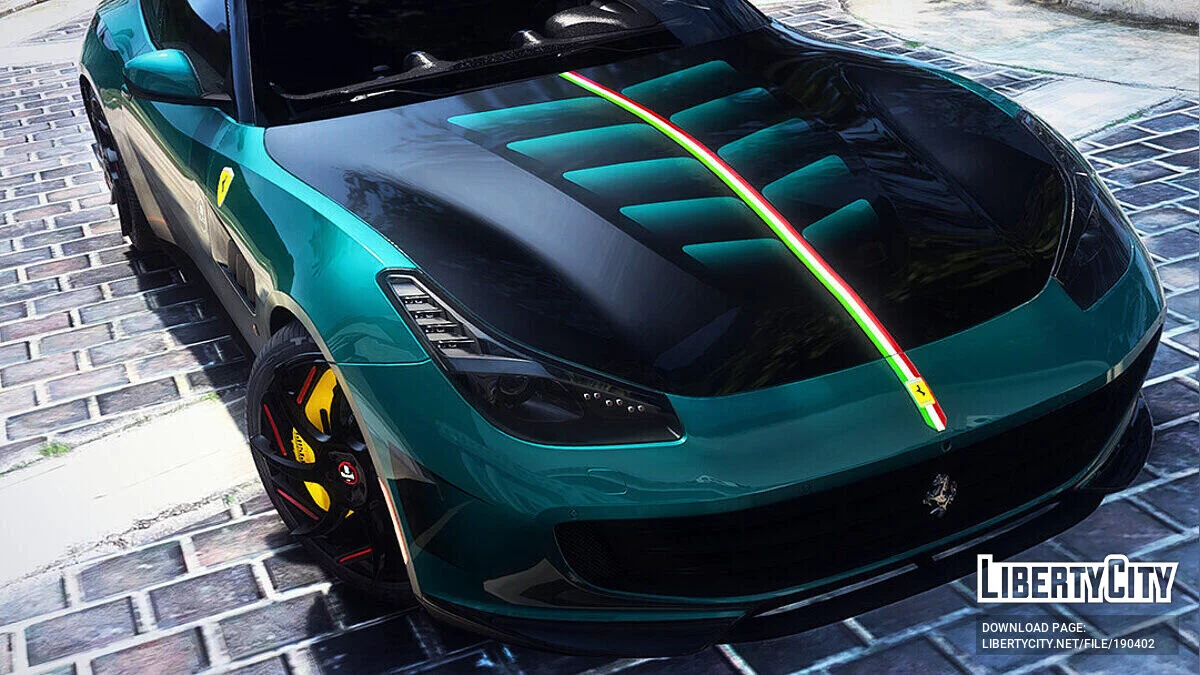 2017 Ferrari GTC4 Paintjob v1.0 / GTA 5