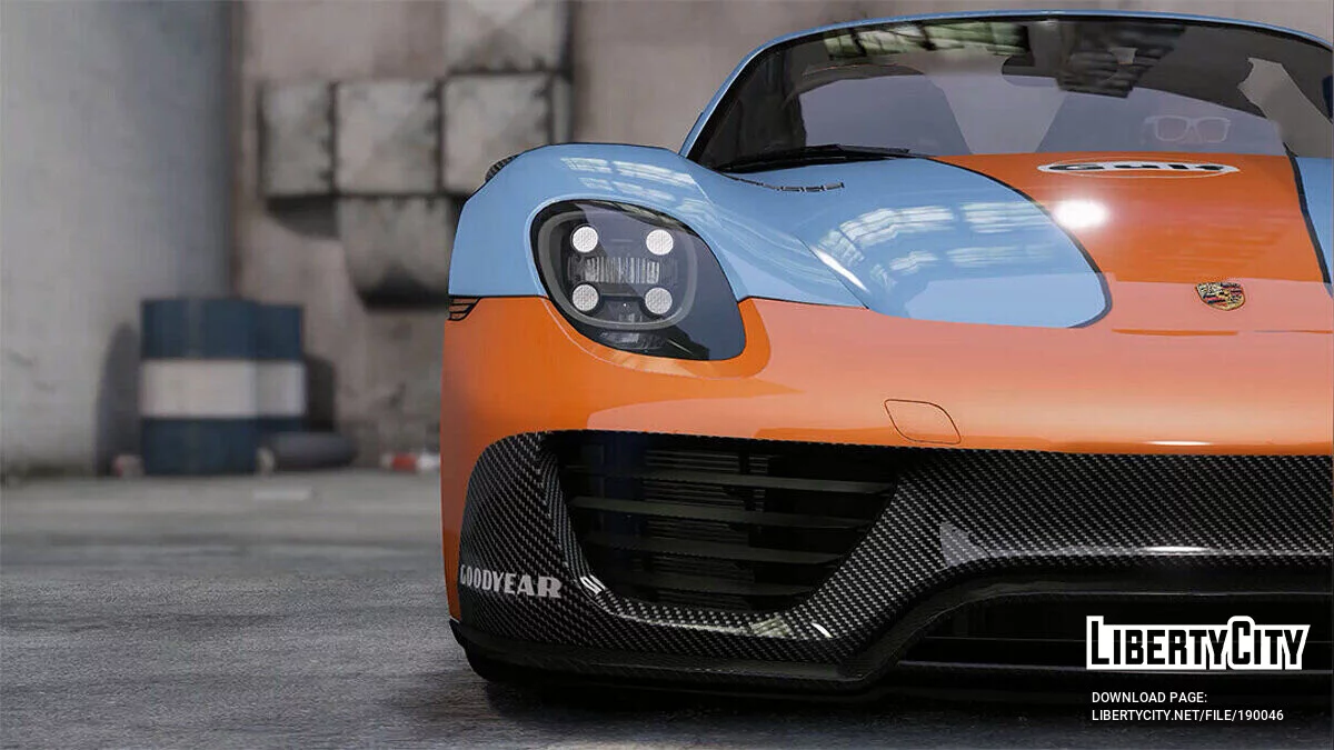 Porsche 918 Spyder GUIF 4K v1.0 / GTA 5