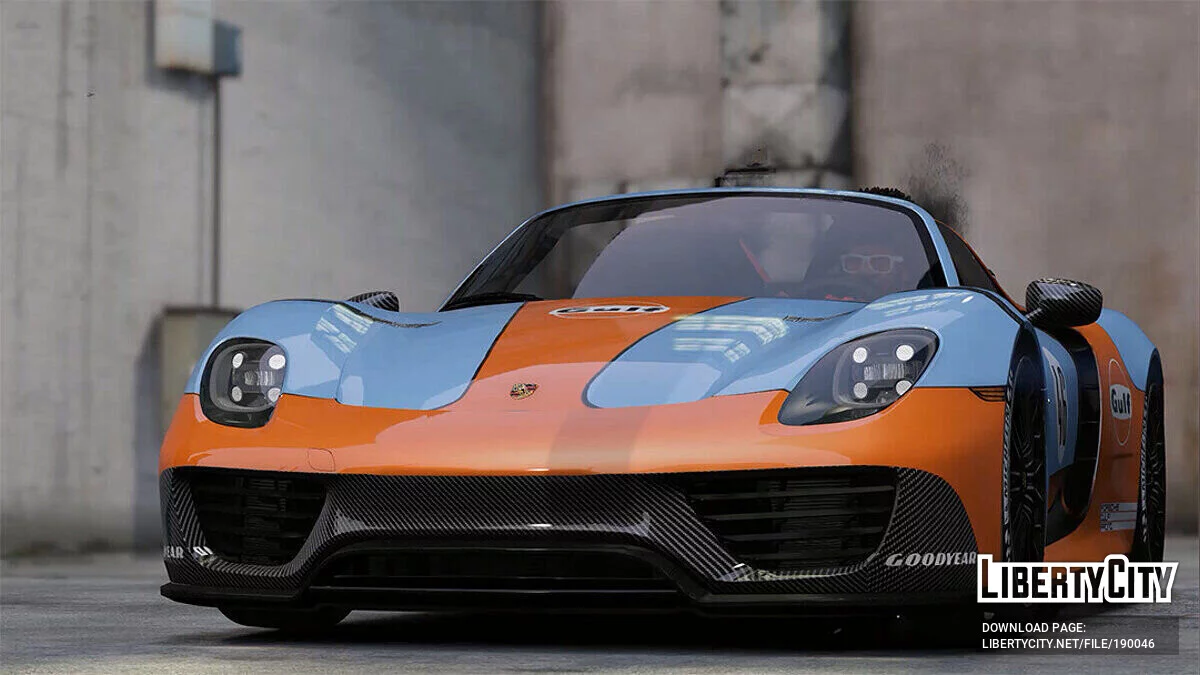 Porsche 918 Spyder GUIF 4K v1.0 / GTA 5