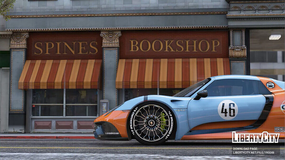 Porsche 918 Spyder GUIF 4K v1.0 / GTA 5