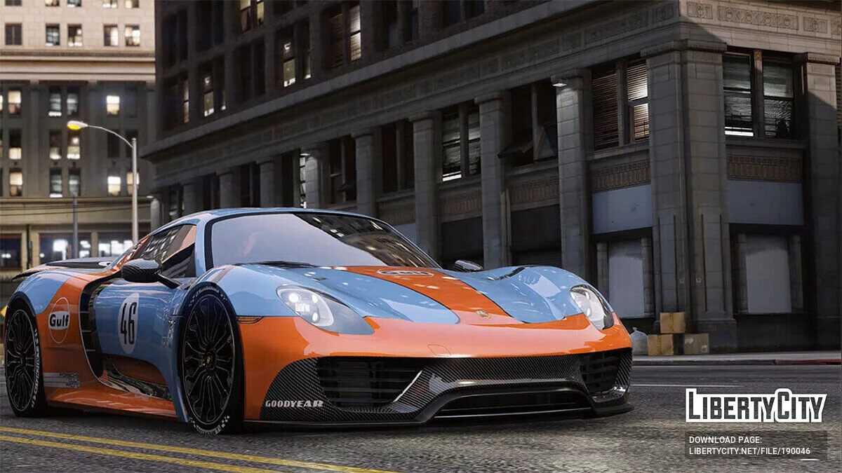 Porsche 918 Spyder GUIF 4K v1.0 / GTA 5