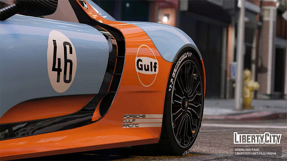 Porsche 918 Spyder GUIF 4K v1.0 / GTA 5