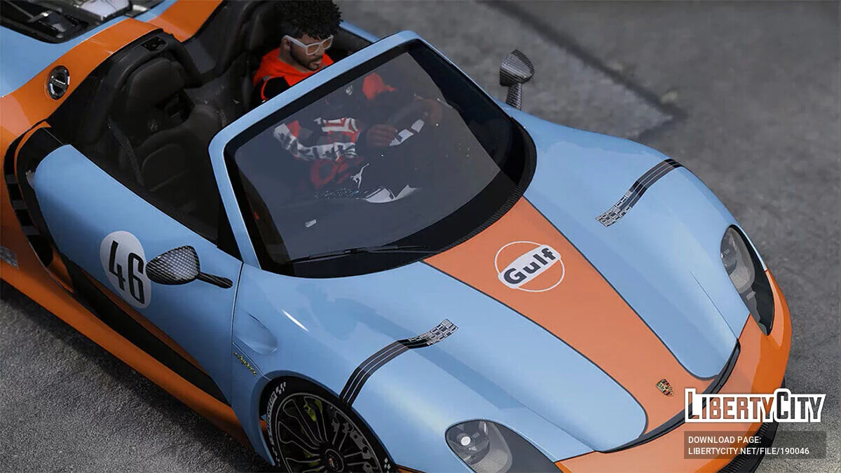 Porsche 918 Spyder GUIF 4K v1.0 / GTA 5