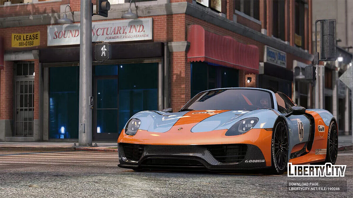 Porsche 918 Spyder GUIF 4K v1.0 / GTA 5