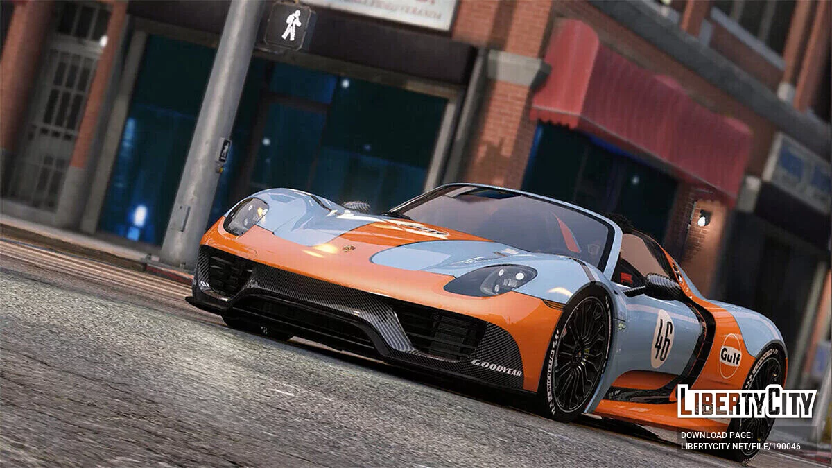 Porsche 918 Spyder GUIF 4K v1.0 / GTA 5