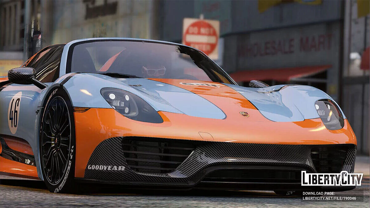 Porsche 918 Spyder GUIF 4K v1.0 / GTA 5