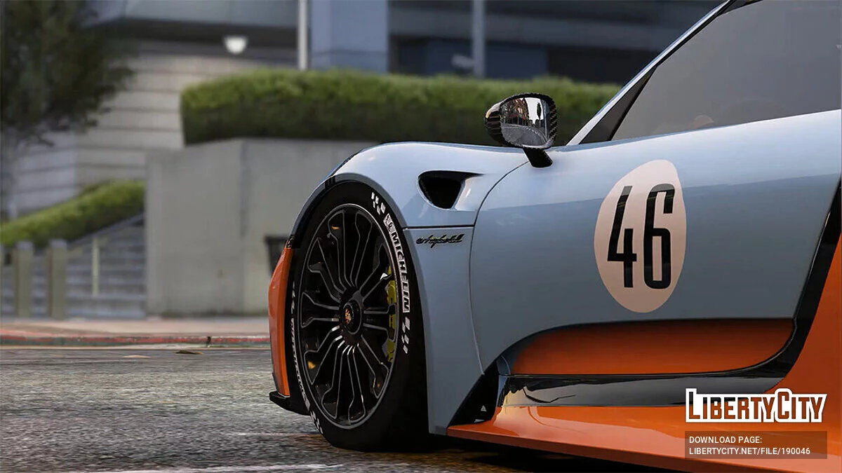 Porsche 918 Spyder GUIF 4K v1.0 / GTA 5