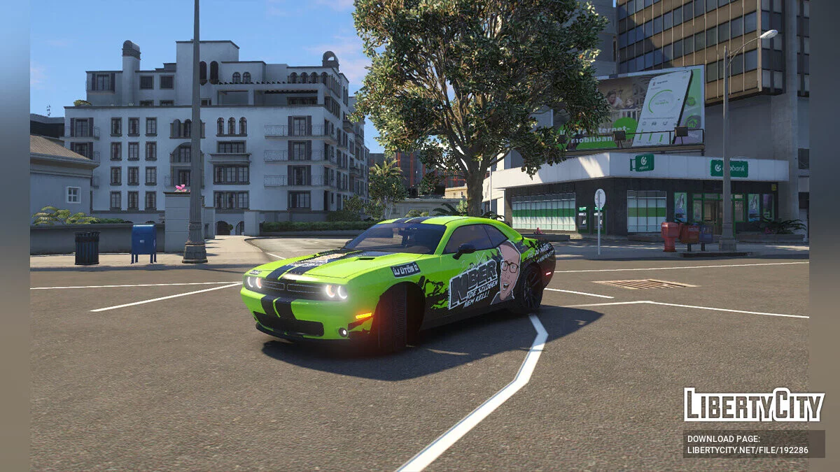 Dodge Challenger Zsozeatya NBER ENERGYDRINK Livery v1.0 / GTA 5