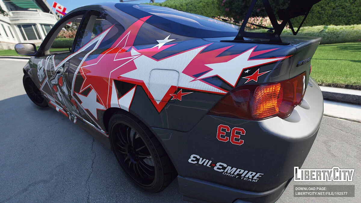 Honda Integra Type-R (DC5) Evil Empire Vinyl 1.0 / GTA 5