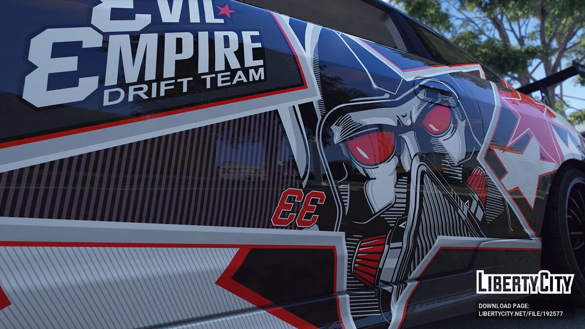 Honda Integra Type-R (DC5) Evil Empire Vinyl 1.0 / GTA 5