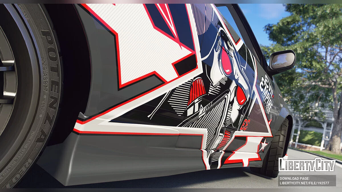 Honda Integra Type-R (DC5) Evil Empire Vinyl 1.0 / GTA 5