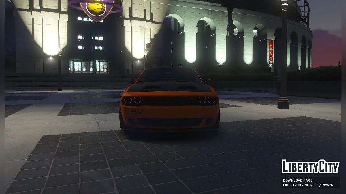 Smash Car Paintjob для Dodge Challenger 1.0 1KOCSIS_SRT 2023 / GTA 5