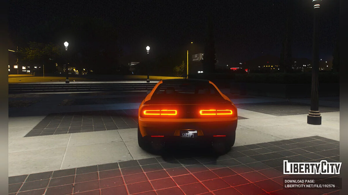 Smash Car Paintjob для Dodge Challenger 1.0 1KOCSIS_SRT 2023 / GTA 5