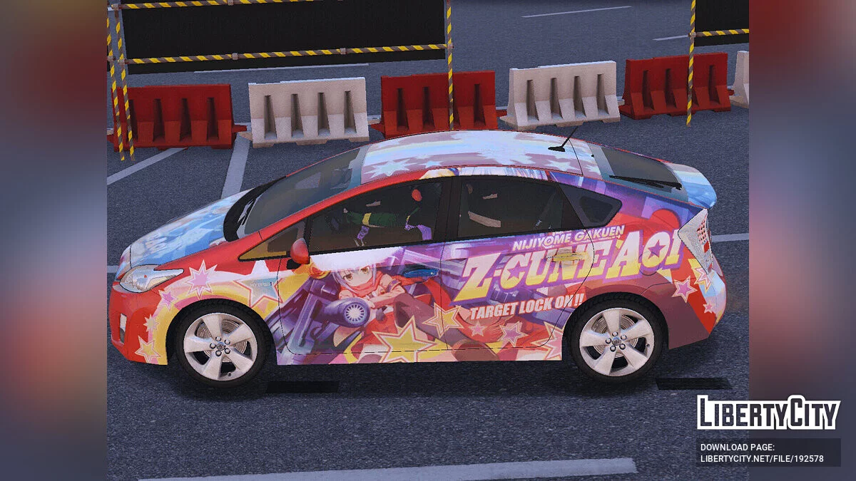 Toyota Prius Hikonin Sentai Akibaranger Machine Itashar Livery 2.0 / GTA 5