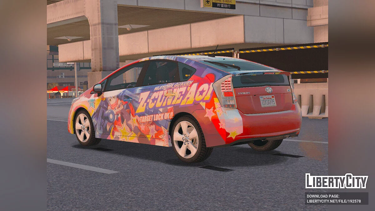 Toyota Prius Hikonin Sentai Akibaranger Machine Itashar Livery 2.0 / GTA 5