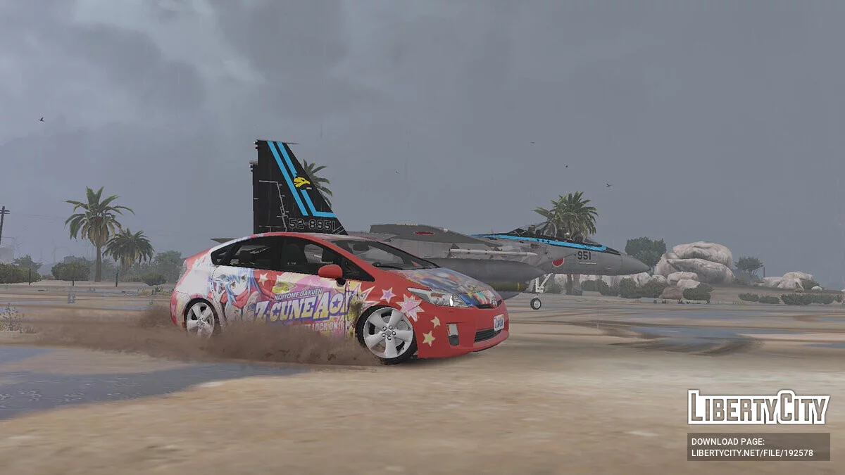Toyota Prius Hikonin Sentai Akibaranger Machine Itashar Livery 2.0 / GTA 5