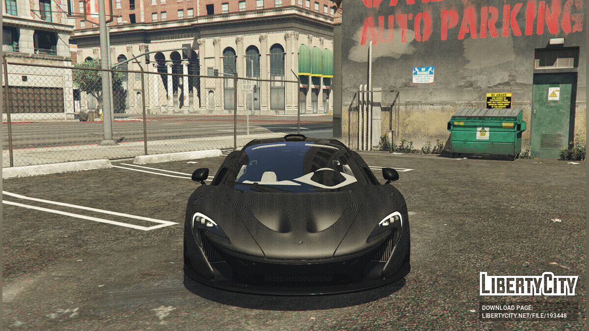 Скачать Manny Khoshbin MSO Carbon Fiber McLaren P1 [Livery] FINAL для GTA 5