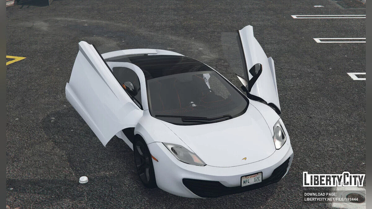 McLaren MP4-12C (Black Parts) FINAL / GTA 5