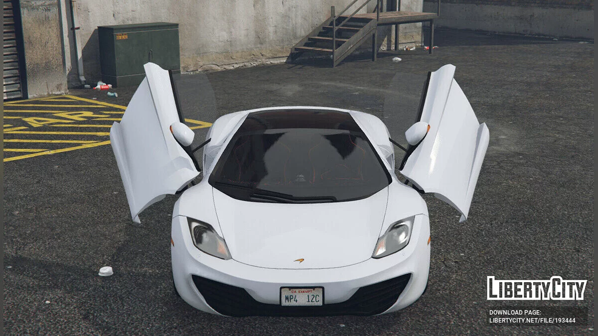 McLaren MP4-12C (Black Parts) FINAL / GTA 5