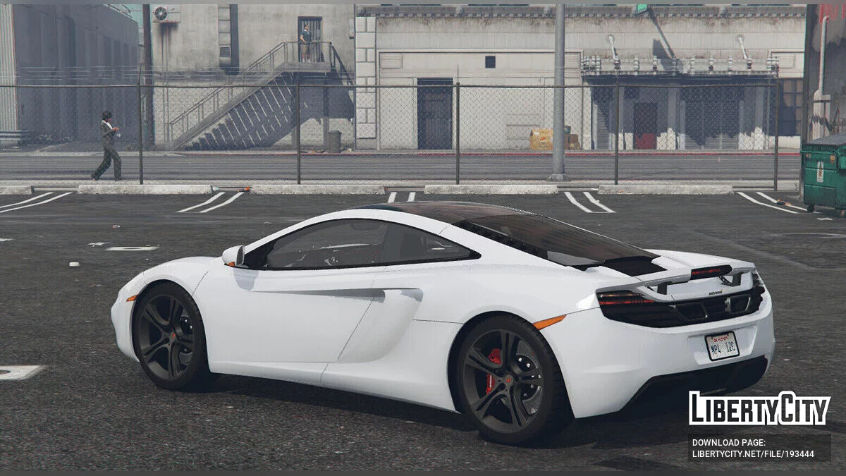 McLaren MP4-12C (Black Parts) FINAL / GTA 5