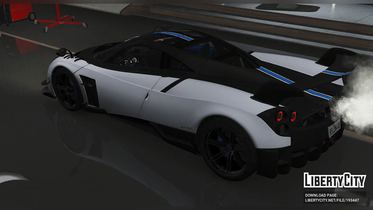 Pagani Huayra BC Blue Accents FINAL / GTA 5