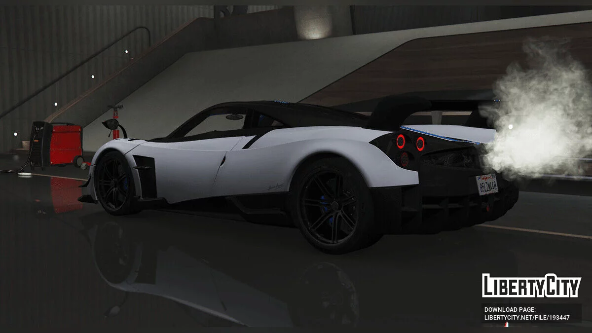 Pagani Huayra BC Blue Accents FINAL / GTA 5