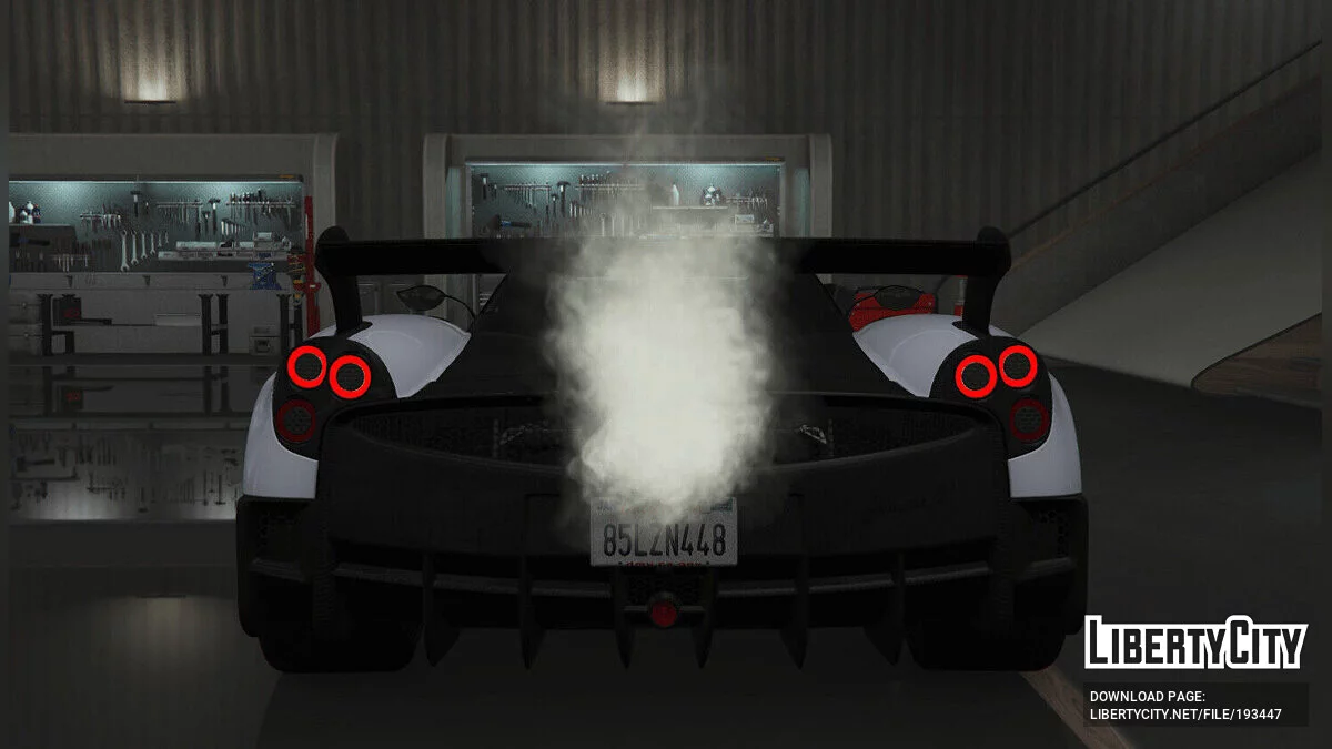 Pagani Huayra BC Blue Accents FINAL / GTA 5