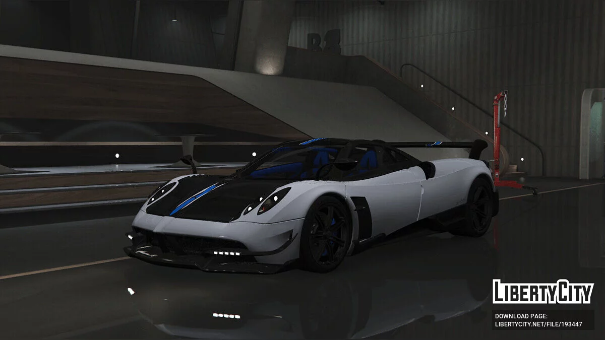 Pagani Huayra BC Blue Accents FINAL / GTA 5
