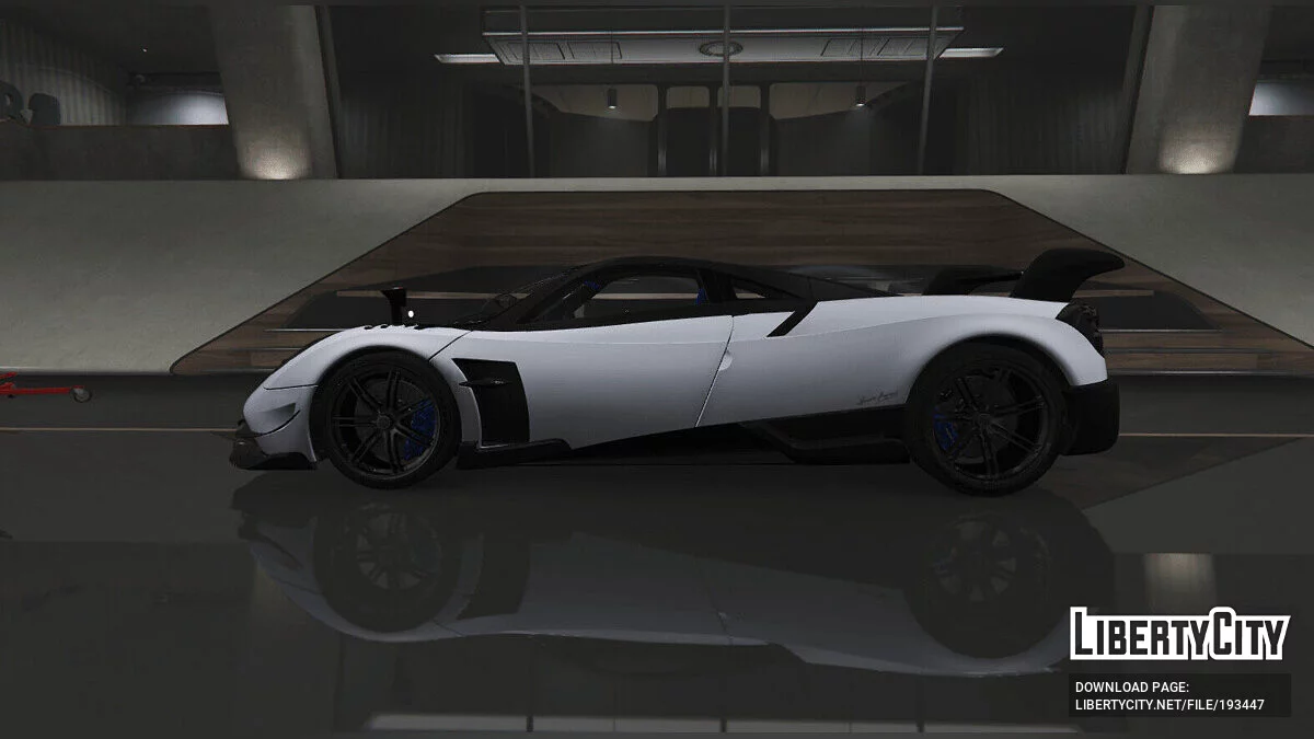 Pagani Huayra BC Blue Accents FINAL / GTA 5
