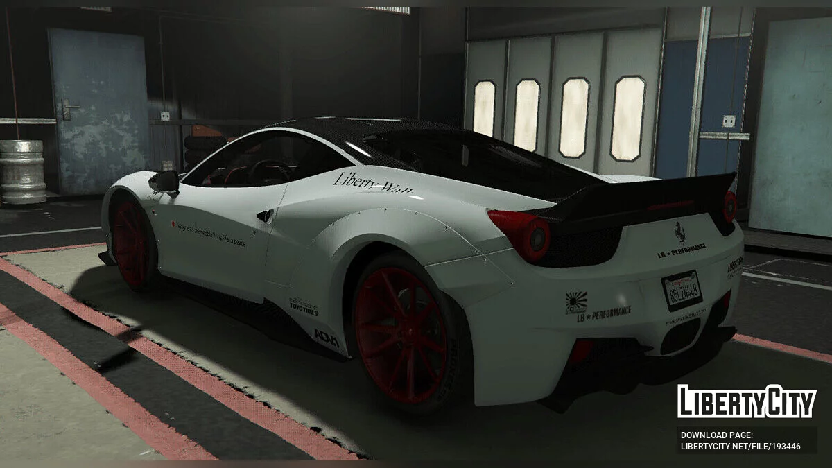 Simon Motorsport's Ferrari 458 Italia Liberty Walk x Oakley Design FINAL / GTA 5