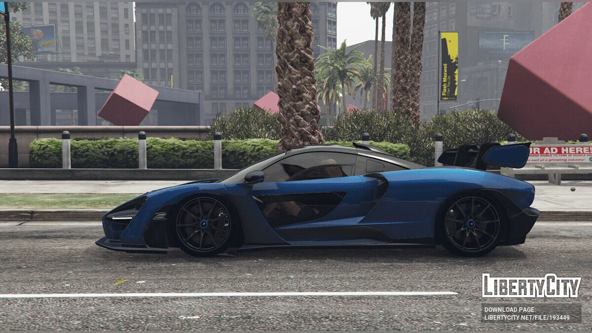 SMEE150 MSO McLaren Senna (Dark Blue Carbon Fiber) [Livery] FINAL / GTA 5