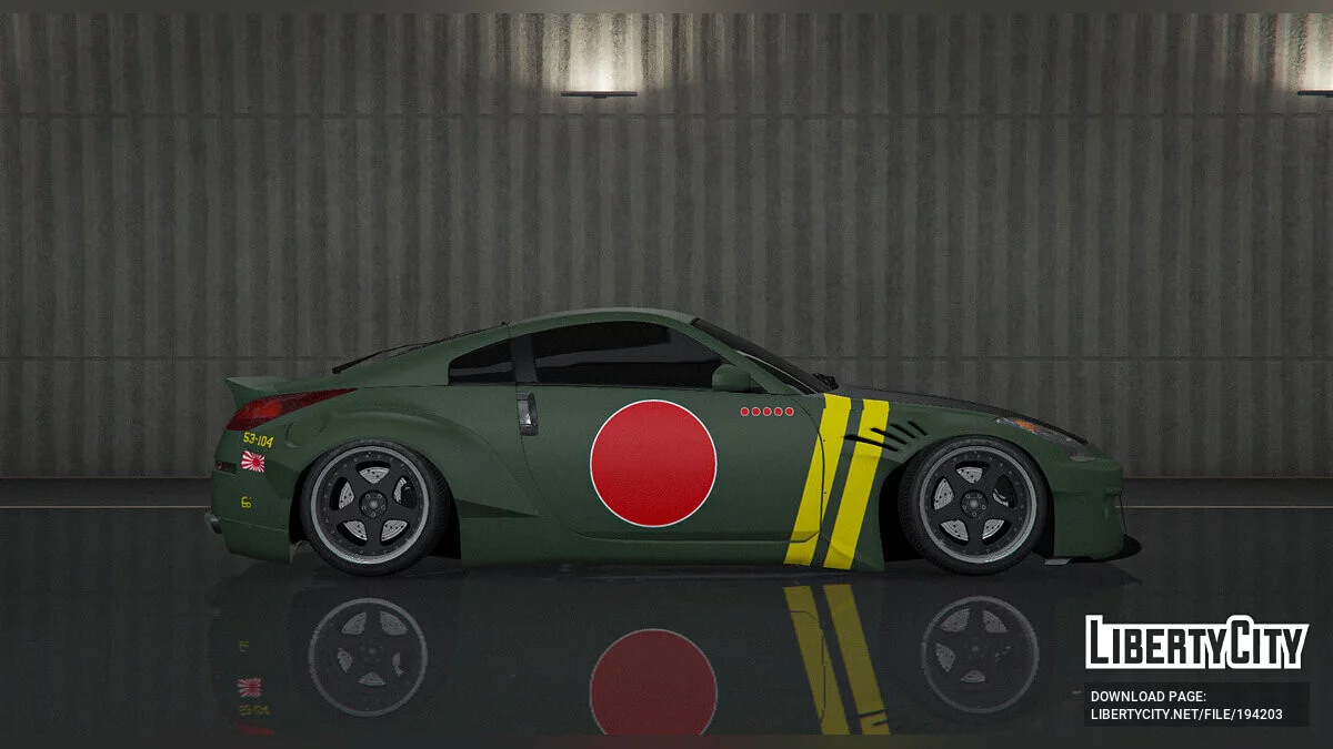 2003 Nissan 350Z WAR MACHINE Livery Final / GTA 5