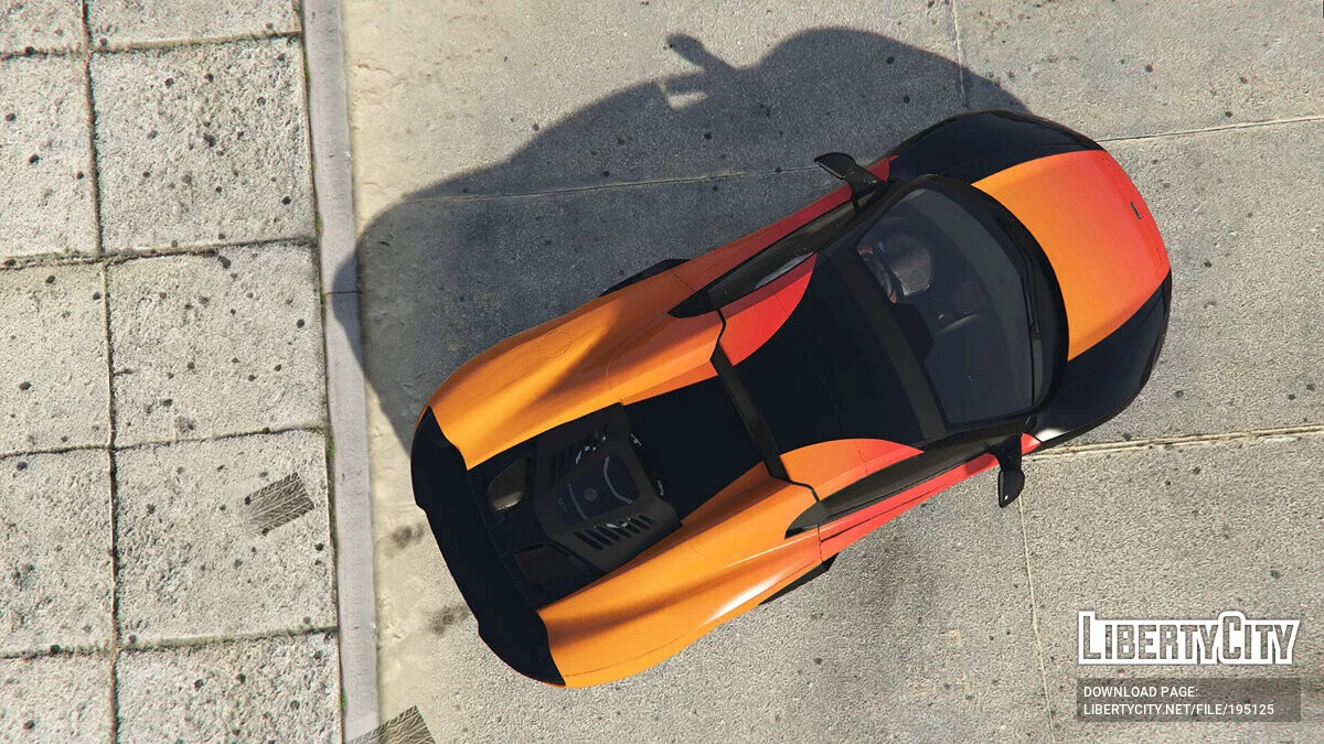 2016 Mclaren 675LT Spider - Orange Faded Design v1.0 / GTA 5