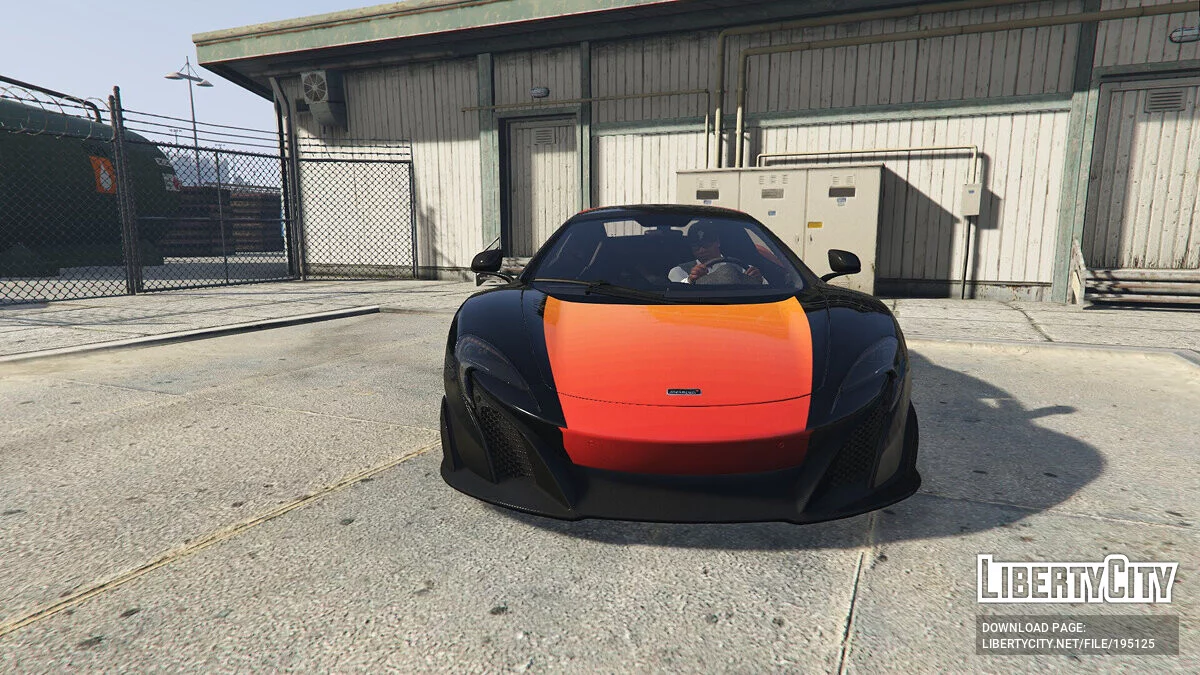 2016 Mclaren 675LT Spider - Orange Faded Design v1.0 / GTA 5